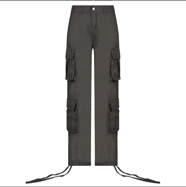 Vintage vikbara raka byxor