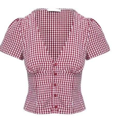 Randiga skjortor med knappar