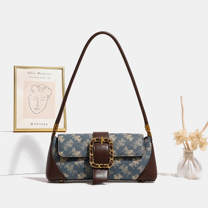 Vintage baguette-väska