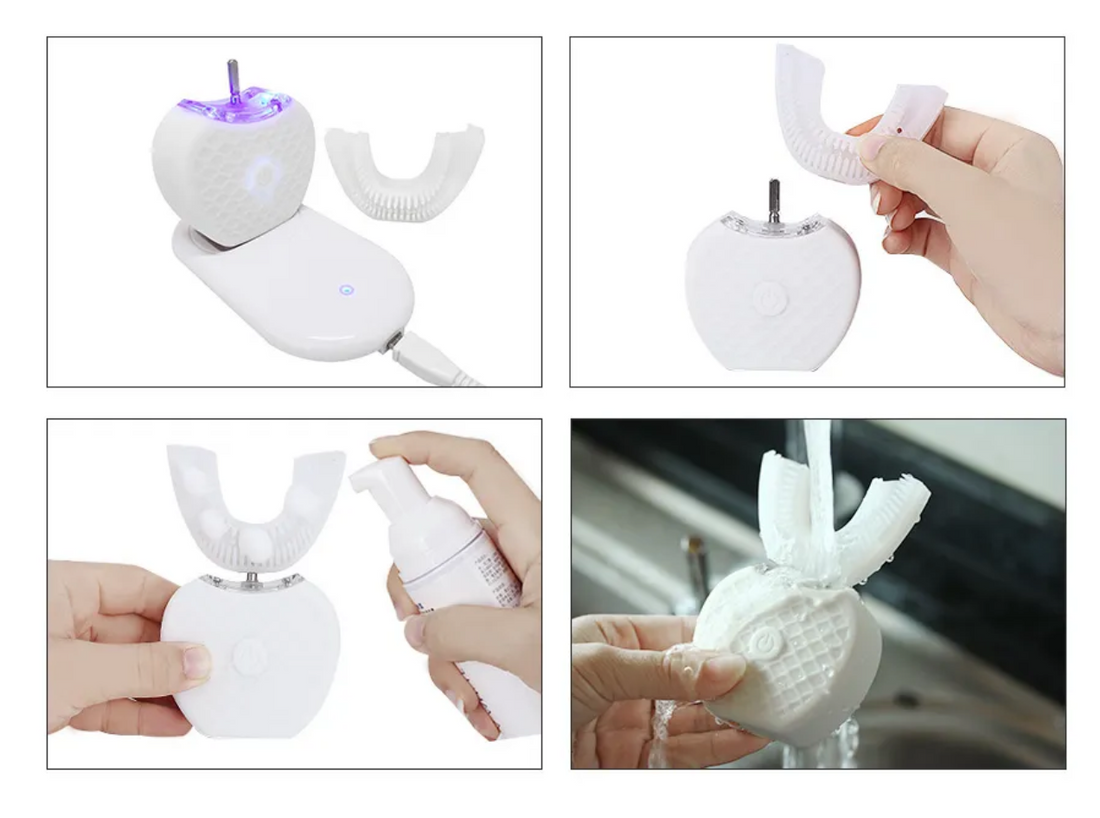 U-formad elektrisk tandborste