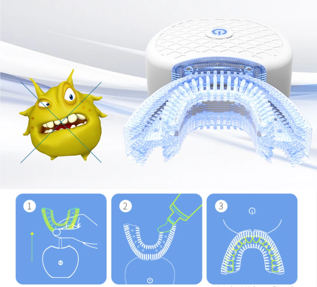 U-formad elektrisk tandborste