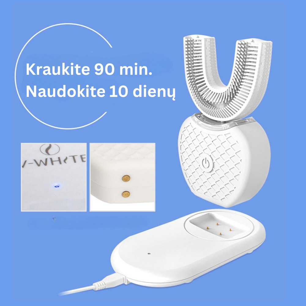 U-formad elektrisk tandborste